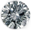 Round lab-grown diamond