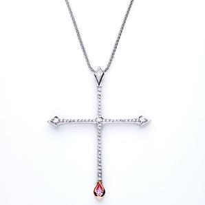 Pink Drop Cross